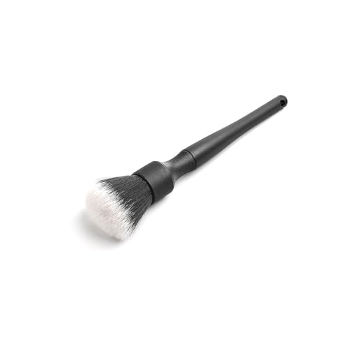 Detail Factory - Synthetic Detailing Brush Set - Long & Short Brush - Ultra-Soft Interior Car Cleaning Brushes for, Screens, Emblems, & Tight Spaces - Black - color: Black