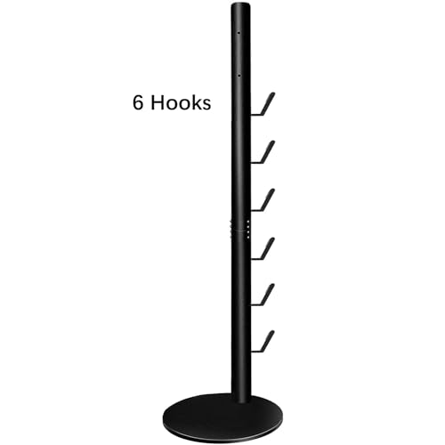 XIGOO Vacuum Stand for Dyson V15 Detect, V11 V10 V8 V7 V6 - color: Black, style: 6 Hooks