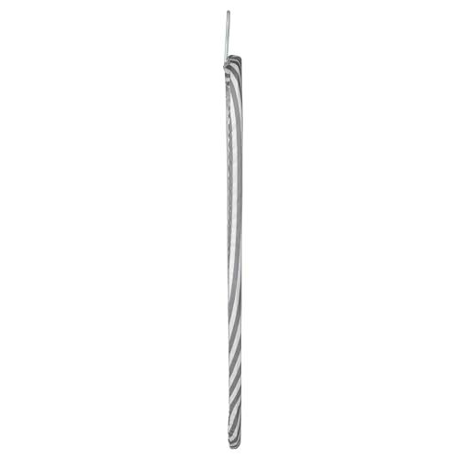 Honey-Can-Do Steel Tabletop Ironing Board with Folding Legs, Grey and White Stripe Cotton Cover, Compact Space-Saving Design, 30" L x 6" H - color: Gray, size: 29" L x 13" W