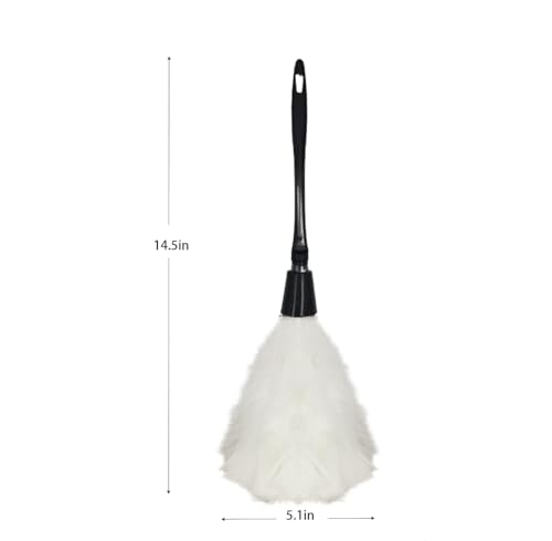 Feather Duster French Maid Accessories - Soft White Cleaning Feather Dust Prop