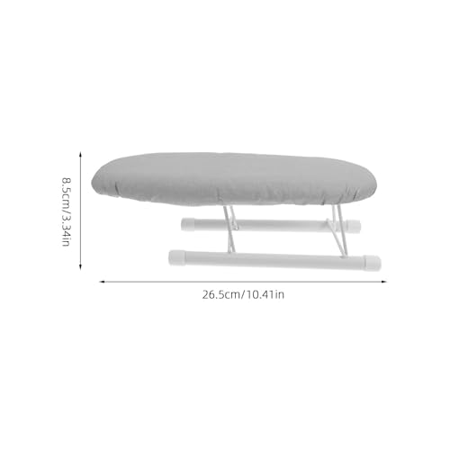 TOYANDONA Tabletop Ironing Board Small Foldable Compact Ironing Board with Iron Rest Heat Resistant Cover Portable Sleeve and Collar Ironing Pad for Home Dorm Travel
