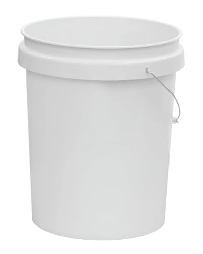 (2 Pack) 5 Gallon Utility Bucket with Comfort Handle