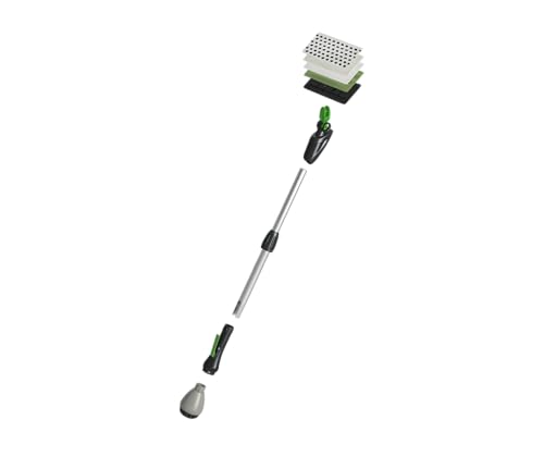 IPC Eagle Cleano 10-Foot Telescopic Window & Surface Cleaning System Integrated Water Misting Globe with Microfiber Cleaning Tool for Glass, Mirrors, Counters & Commercial Facilities - size: 10'