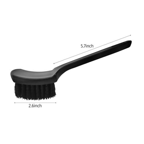 Carpet Brushes for Cleaning, Tire Cleaning Brush, Cleaning Brush for Car Interior and Home, Simple and Practical (2, Black) - color: Black