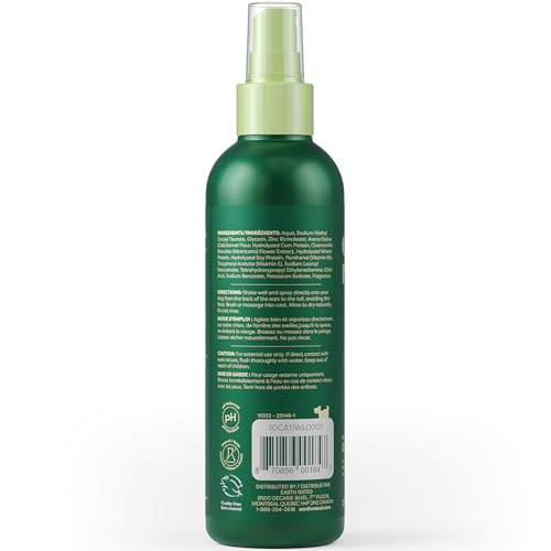 Earth Rated Dog Deodorizing Refresh Mist Spray, White Tea & Basil, 8oz - size: Deodorizing Spray