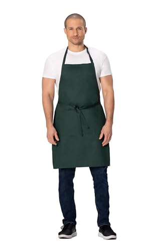 Chef Works Unisex Butcher Apron - color: Hunter Green