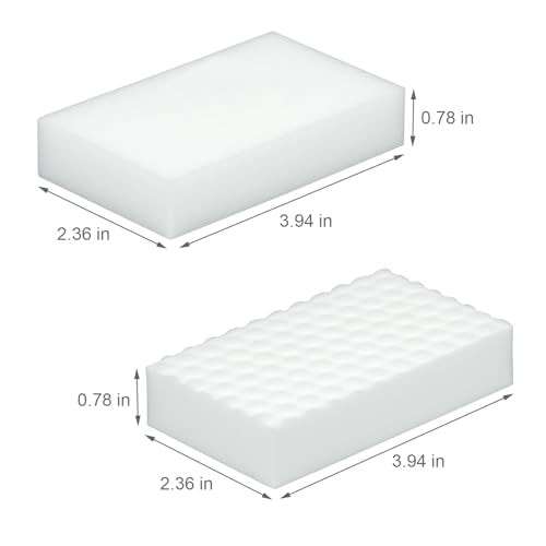 30Pcs Melamine Foam Sponge, 2X Density Magic Cleaning Eraser, Durable Multi-Surface Scrubber for Kitchen, Bathroom, Wall, Shoe, Car, Sink & Floor Household Cleaning Essentials(30 Pcs-2X Density)