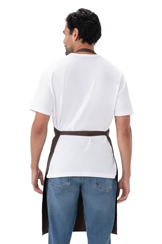 Chef Works Unisex Butcher Apron - color: Espresso