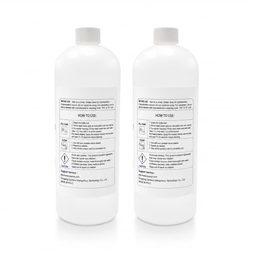 Spot & Stain Solution for Carpet & Upholstery Cleaning Machine, 2-Pack - color: Clear