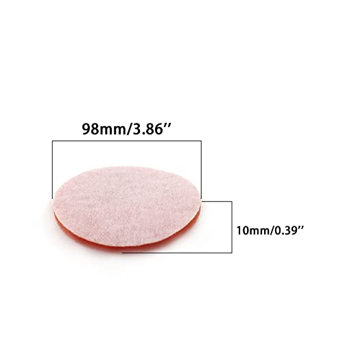Heavy Duty Scour Pads, Non-Scratch Scrub Sponges, ULIFESTAR 5PCS Dish Scrubber Scouring Pads, Dual-Sided Reusable Household Scrub Pads for Dishes,Dish Cleaning Tool,Kitchen Scrubbers & Metal Grills - size: 98mm/4''2000grits