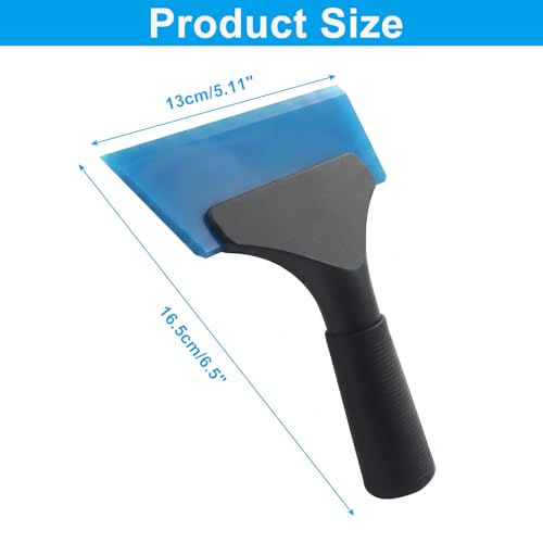 5 Inch Silicone Squeegee, Blue - color: Blue