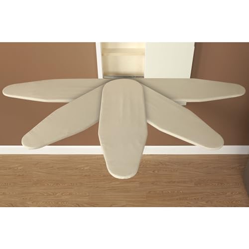 Household Essentials Stowaway in-Wall Ironing Board Finish: White - color: White