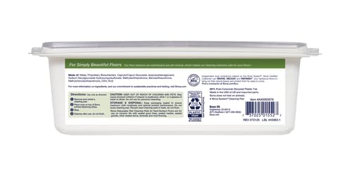 Bona Multi-Surface Floor Disposable Wet Cleaning Pads - 12-Pack - size: 1 Count (Pack of 1)