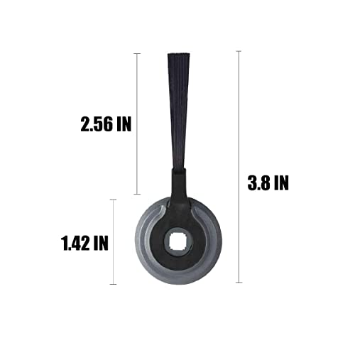 4Pack Replacement Parts Side Brushes, for Shark ION Robot AV751 S87 R85 RV850 RV850WV R71 R72 R75 S86 R87 R76 RV871 RV761,Black