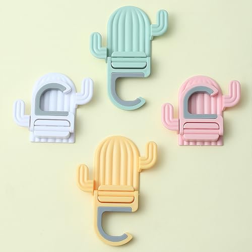 YZShun Broom and Mop Holder Wall Mount (White 4PCS) - color: White 4PCS