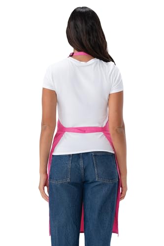 Chef Works Unisex Butcher Apron - color: Hot Pink