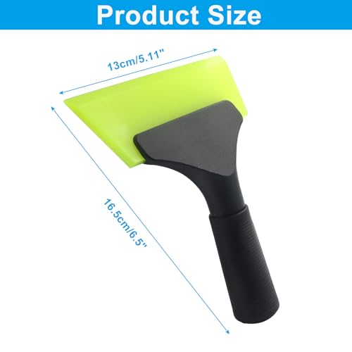 5 Inch Silicone Squeegee, Green - color: Green