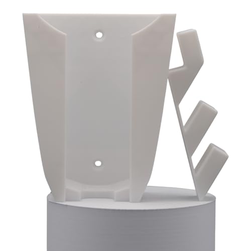 Wall Mount for Bissell Pet Hair Eraser + Bonus Accessory Holder β Fits 2390, 2390A, 2284W, 23903, Auto-Mate β 3D-Printed Vacuum Dock (White) - color: White
