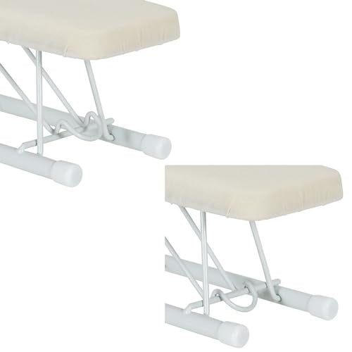 Household Essentials Basic Sleeve Mini Ironing Board | Natural Cover and White Finish | 4.5" x 20" Ironing Surface - color: Natural/White