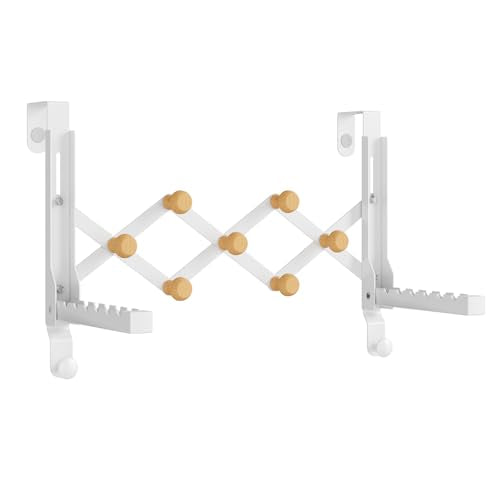 BAKON Over The Door Hanger Folding Clothes Drying Rack for Hanging Clothes