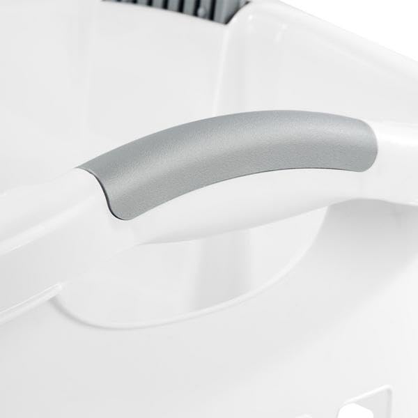 Sterilite 1.75 Bushel Ultra™ Wheeled Plastic Laundry Basket, White, 4 Pack