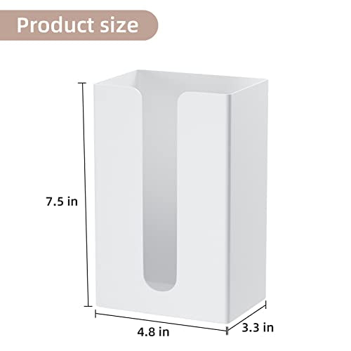 Magnetic Dryer Sheet Holder,Dryer Sheet Container Dispenser,Metal,White - color: white