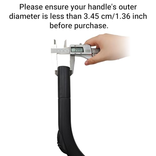 EZ SPARES Flexible Vacuum Crevice Attachment,Crevice Tool,25-inch Crevice Brush Tool Kit for Most 1-1/4" and 1-3/8"(32mm-35mm)Vacuum Hoses,Reach Deep Into Hidden Spaces(with An Adapter and Mini Brush) - color: Crevice Tool