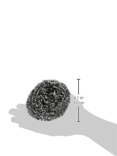 Winco 50 Grams Stainless Steel Scouring Sponge, 50g - size: 50 Grams