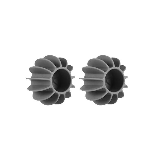 2pcs Silicone Laundry Balls Reusable Anti-Winding Clothes Floating Lint Cleaning Ball Home Washing Machine Accessory (Grey) - color: Gray-a