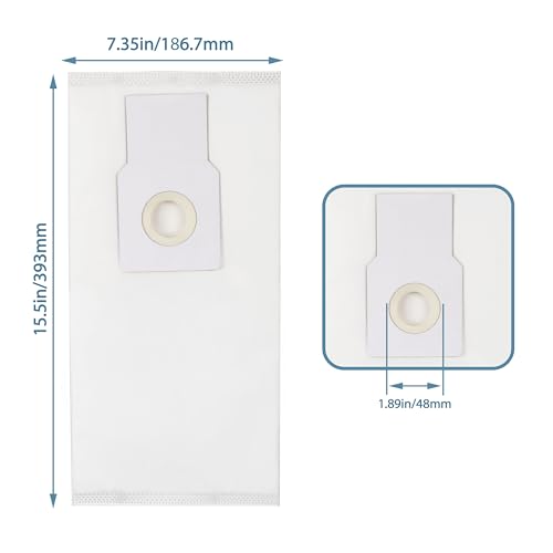 HEPA Cloth Vacuum Bags 53294 for Kenmore Upright Cleaners Type O Dust