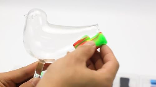 Green Piece Magnetic Glass Cleaner - Silicone Scrubber - 3 Sizes - color: Purple