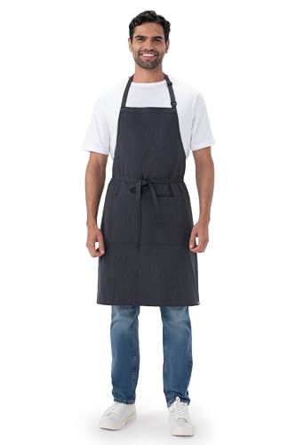 Chef Works Unisex Butcher Apron - color: Dark Grey