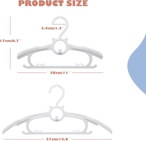 Baby Closet Hangers,20Pack Space Saving Kids Hangers - color: Colorful, size: 20 pieces