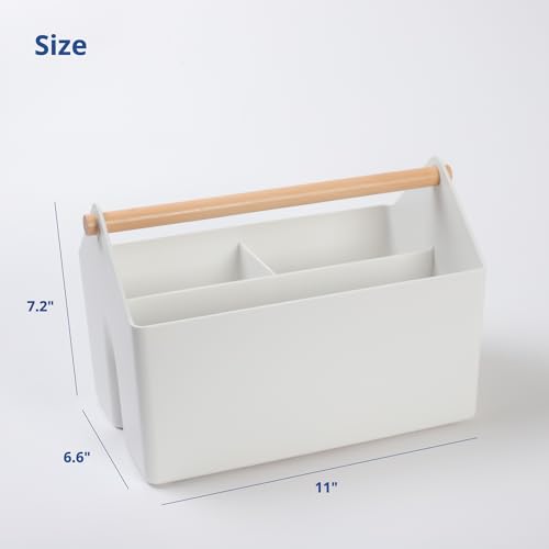 BLUE GINKGO Storage Basket, Medium 4.5L, White, Made in Korea - color: WHITE, size: Medium