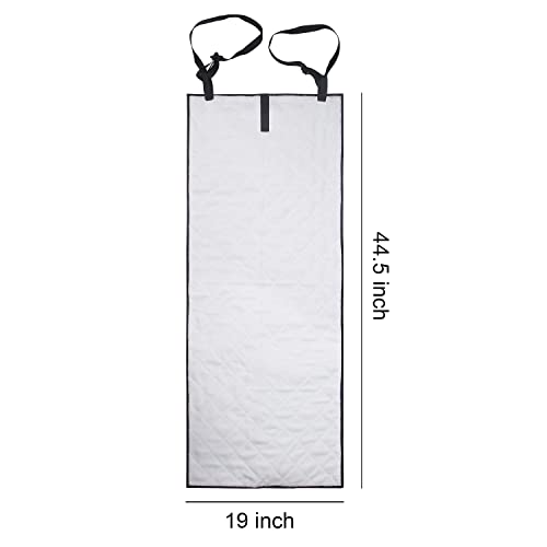 Over Door Steamer Pad for Handheld Steamer, Hanging Ironing Mat for Clothes - color: Double Side