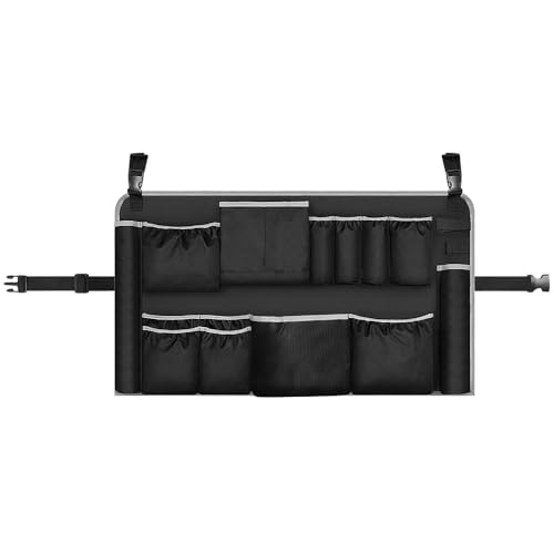 Trash Can Caddy Fit 32-55 Gallon Garbage Bins,Professional Tool Housekeeping Dispenser Storage Organizer Cleaning Supplies Caddy Adjustable Buckle,for Janitorial Trash Can,Maid Janitorial Duty