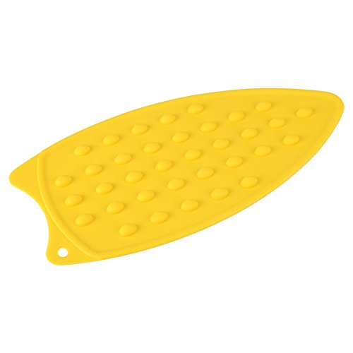 Silicone Rest Pad, Protective Surface for Mini Iron Pad Protection Ironing Rest (Yellow) - color: Yellow
