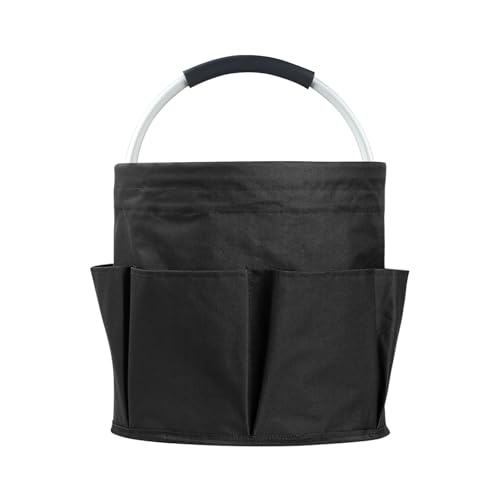 Cleaning Caddy with Handle, Foldable Cleaning Supply Organizer, Portable Cleaning Caddy for Home & Garden