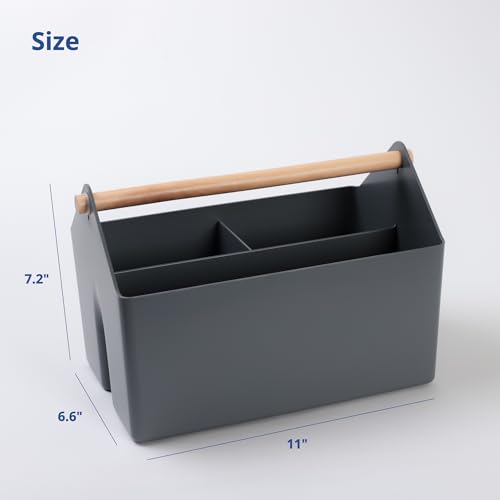 BLUE GINKGO Storage Basket, Medium 4.5L, Grey, Made in Korea - color: GREY, size: Medium