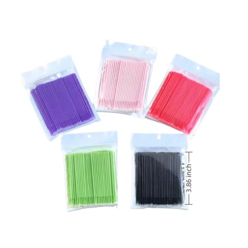 100pcs Micro Detail Brushes, Fine Tip Soft Bristle Cleaning Brushes, for Car Detailing, Air Vent, Panel Gap
