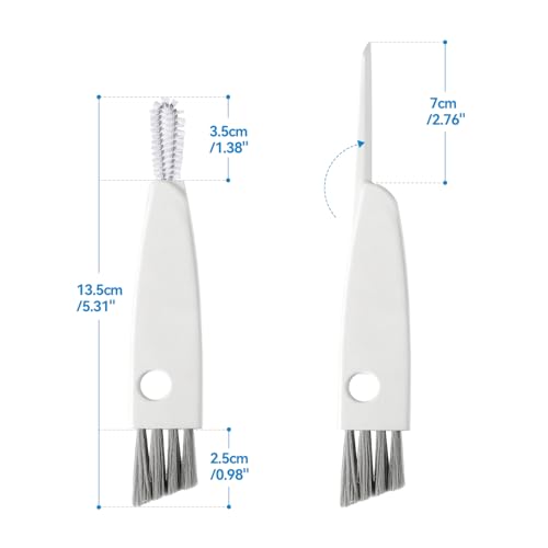 3-in-1 Cup Lid Cleaning Brush, 3 Pack with Seal Remover