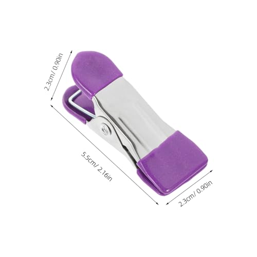 ULTECHNOVO Heavy Duty Clothes Pins 10 pack Clothespins for Laundry Windproof Chip Clips for Food Bags Photo Clips for Home Bedroom Bathroom Balcony 2.16 in