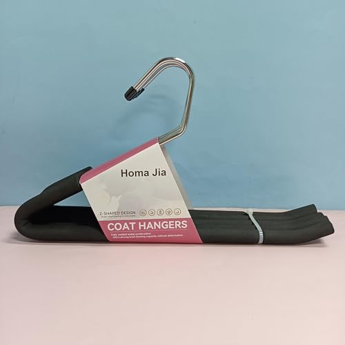 Open Ended Pants Coat Hangers, 20 Pack Non-Slip Foam Padded Pants Hangers, Space Saving Heavy Duty for Jeans, Trousers, Slacks - size: 20 Pack