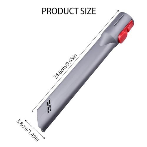 Crevice Tool Vacuum Replacement Parts Compatible with Dyson V7 V8 V10 V11 V15 Narrow Nozzle Cleaner Aattachments for Cleaning Gaps and Hard-to-Reach Space