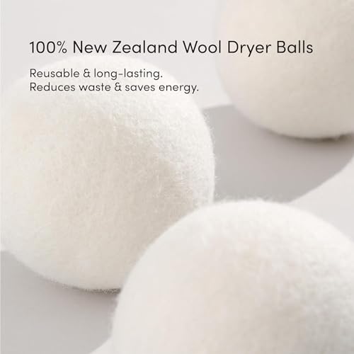 Dirty Labs | 100% New Zealand Wool Dryer Balls | 3 Pack - color: New Packaging