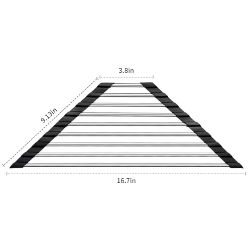 Triangle Dish Drying Rack for Sink Corner, 18/8 Stainless Steel with Thickened Silicone Edge, Roll-Up Space Saving Sink Caddy, Non-Slip Sponge Holder & Drainer Mat for Kitchen Counter