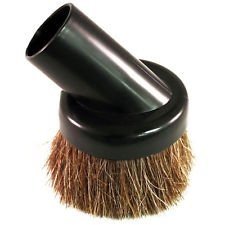 2 Deluxe Universal Replacement Dusting Dust Brushes Black 1 1/4" Natural Bristle
