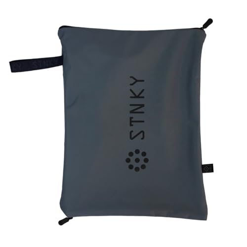 STNKY Bag Pro - Laundry Bags With Zips, Handles and Internal Mesh Bag for Travel, Yoga, Healthcare, Gym Kit, Laundry (Standard, Grey) - color: Grey, size: Standard