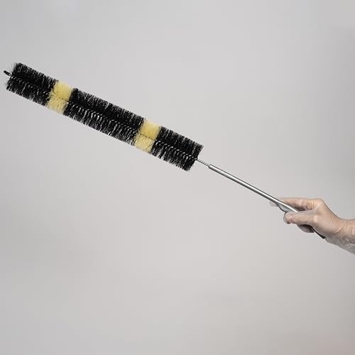 KONEX 30 Inch Long Dryer Lint Brush Vent Cleaner | Heavy-Duty Flexible Radiator Brush | Dryer Vent Trap | Bendable for Your Appliance Care Home Essentials (Pack of 2)