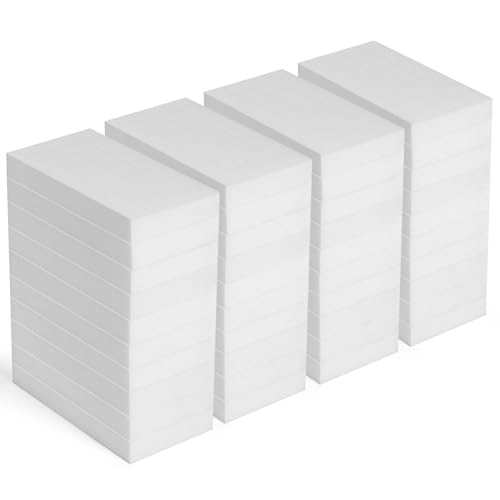 40PCS Melamine Sponge Magic Eraser Sponge in Bulk Small Cleaner Pads Melamine Pads for Dishes Cleaning Eraser for Kitchen, Bathroom, Toilet - 16x8x2cm (32 Small Pieces of Each Pack) - size: 40 Pack (6.3 x 3.1 x 0.8 inches each)